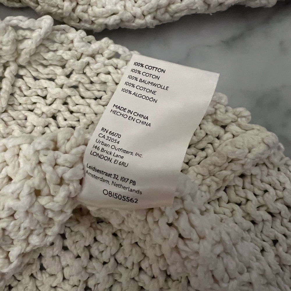 Free People Cutting Edge Cable Pullover in Ivory Size Small - Picture 12 of 16